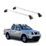 Dachträger Grundtäger für Nissan Navara 2004-2023 4 tür 100kg Alu Silber 2x ABE