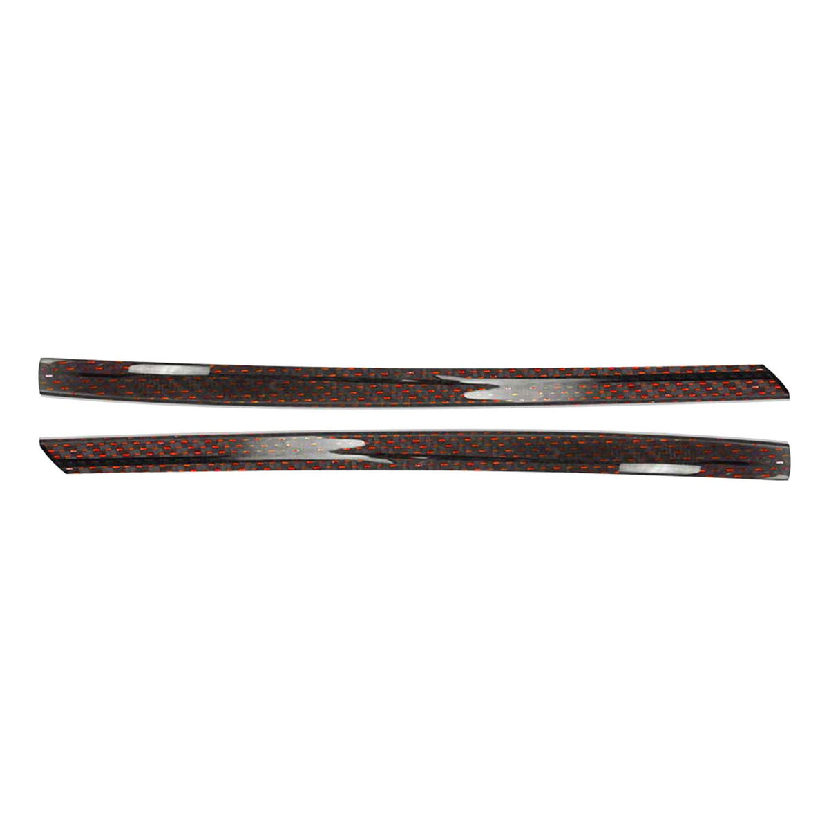 Spiegelkappen Leiste für VW Multivan T5 2010-15 Echt Carbon Rot Schwarz 2x