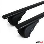 Dachträger Grundträger für VW Sharan 7M 1995-2010 75kg Stahl Schwarz 2 tlg