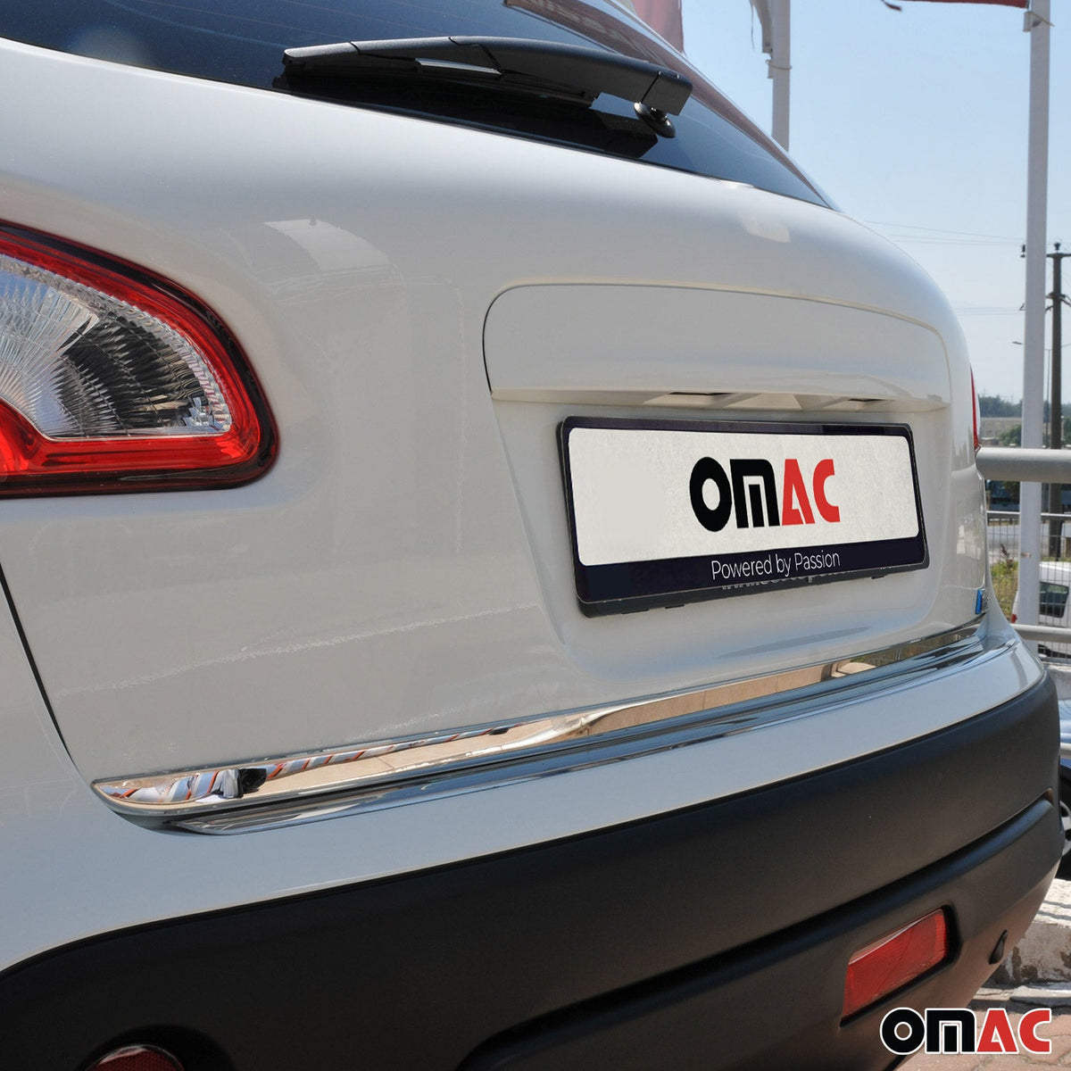 Kofferraumleiste Heckleiste für Nissan Qashqai J11 2014-2021 Edelstahl Chrom