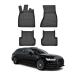 OMAC Gummi Fußmatten für Audi A6 Avant Kombi Limo 2010-2018 Premium TPE 4x