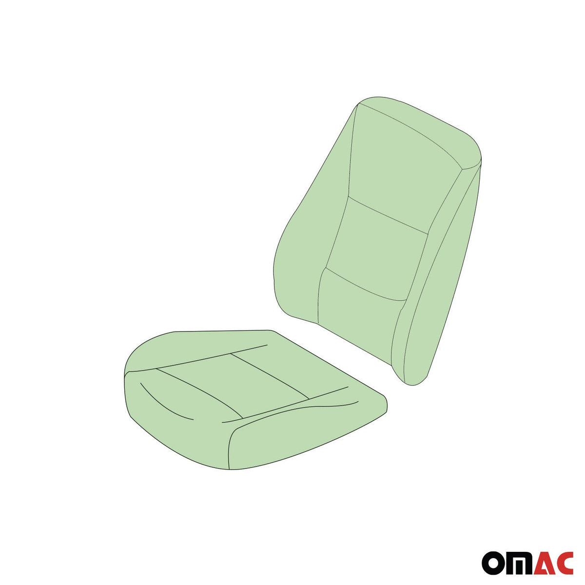Sitzschaumstoff Satz für VW T4 Transporter Caravelle 1990-2003 Sitzpolster 2tlg