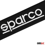 SPARCO Gurtschoner Gurtpolster Sicherheitsgurt Gurtschutz Autogurt Schwarz 2x