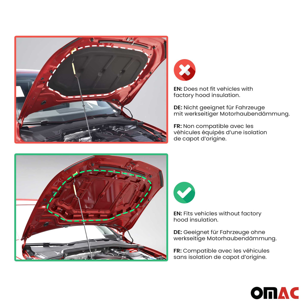 Haubenbra Steinschlagschutz Bonnet Bra für VW Jetta 2005-2010 Schwarz Halb