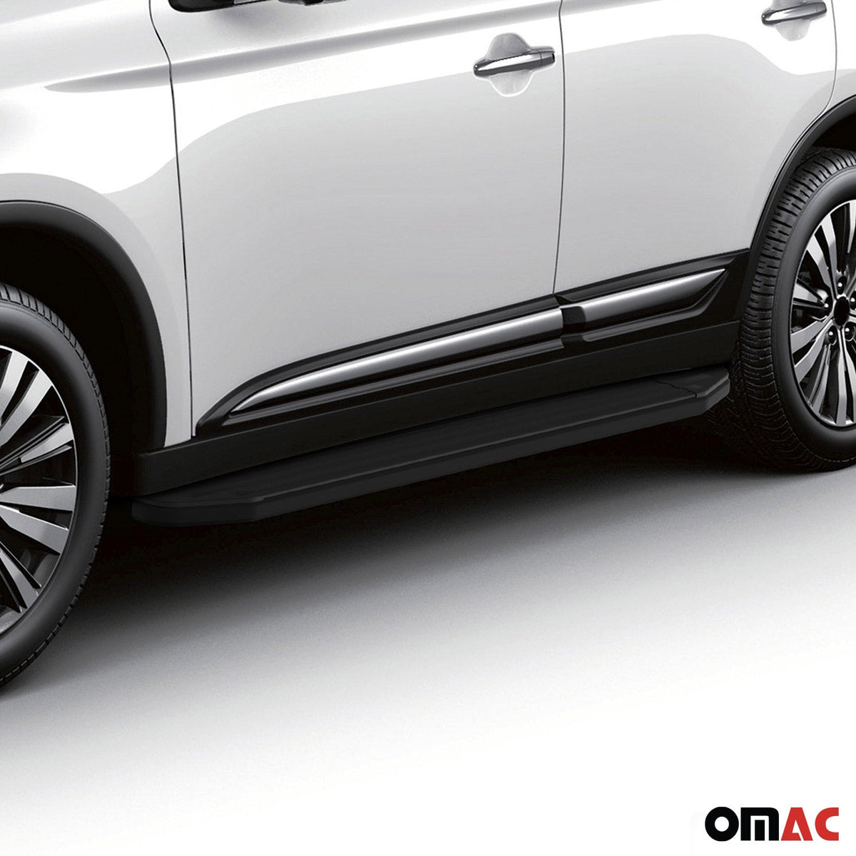 Trittbretter Seitenschweller für Mitsubishi Outlander 2007-2015 ABE Alu