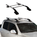 Dachreling & Dachträger Satz für Mazda BT-50 2006-2012 Aluminium Grau 4x