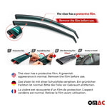 Windabweiser Regenabweiser für Opel Corsa D 2006-2014 5tür Dunkel Acryl 2tlg
