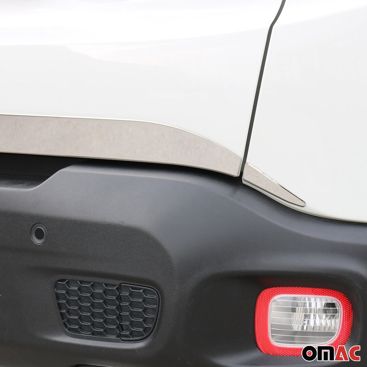Kofferraumleiste Heckleiste für Jeep Renegade 2019-2024 Edelstahl Chrom 3tlg