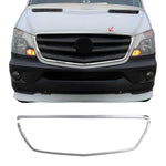 Kühlergrill Leiste Grillleisten für Mercedes Sprinter 2013-18 Edelstahl Chrom 2x
