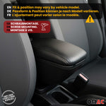 Mittelarmlehne Armlehne für Dacia Dokker 2012-2021 PU-Leder ABS Schwarz