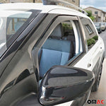 Windabweiser Regenabweiser für Citroen C4 Cactus 2014-2022 Dunkel Acryl 2tlg
