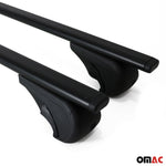 Dachträger Grundträger für Toyota RAV4 XA40 2015-2018 75kg Stahl Schwarz 2 tlg