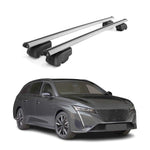 Dachträger Gepäckträger für Peugeot 308 III P5 SW 2021-2023 ABE Alu Grau 2x