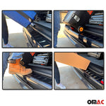 Ladekantenschutz für Nissan Qashqai J11 2013-17 Pre-FL Edelstahl carbon foliert