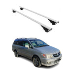 Dachträger Grundträger für Nissan Presage 1998-2009 75kg Stahl Silber 2 tlg