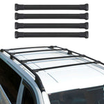 Dachträger für VW T5 T6 Transporter Multivan Caravelle 2003-24 Alu Schwarz 4tlg