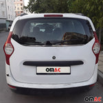 Kofferraumleiste Heckfenster Leiste für Dacia Lodgy 2012-2022 Chrom Edelstahl