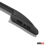Dachreling Dachgepäckträger für VW Caddy Maxi 2010-2015 L2 Langer  Alu Schwarz
