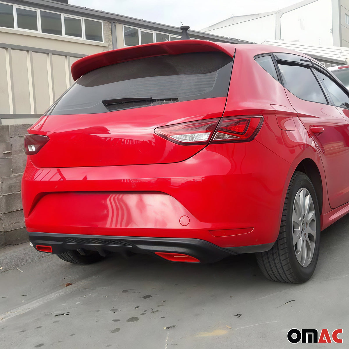 Heckdiffusor Stoßstange Heckansatz für Seat Leon 2012-2020 Schrägheck Grundiert