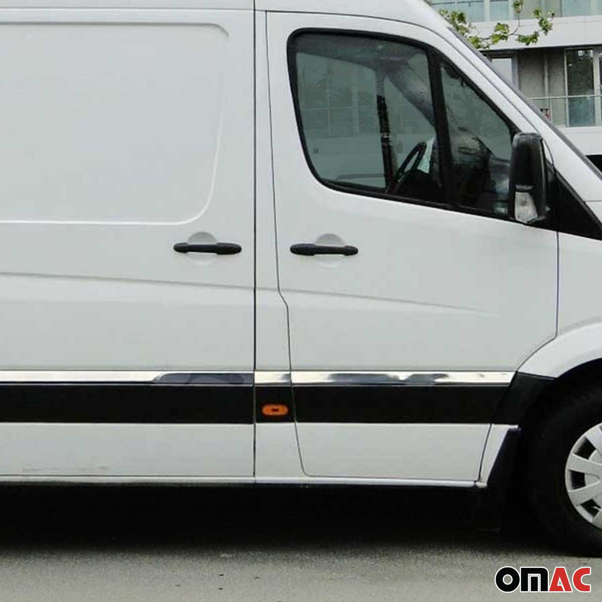 Seitentürleiste für Mercedes Sprinter W906 2006-2018 L3 Mitte Radstand Chrom 10x