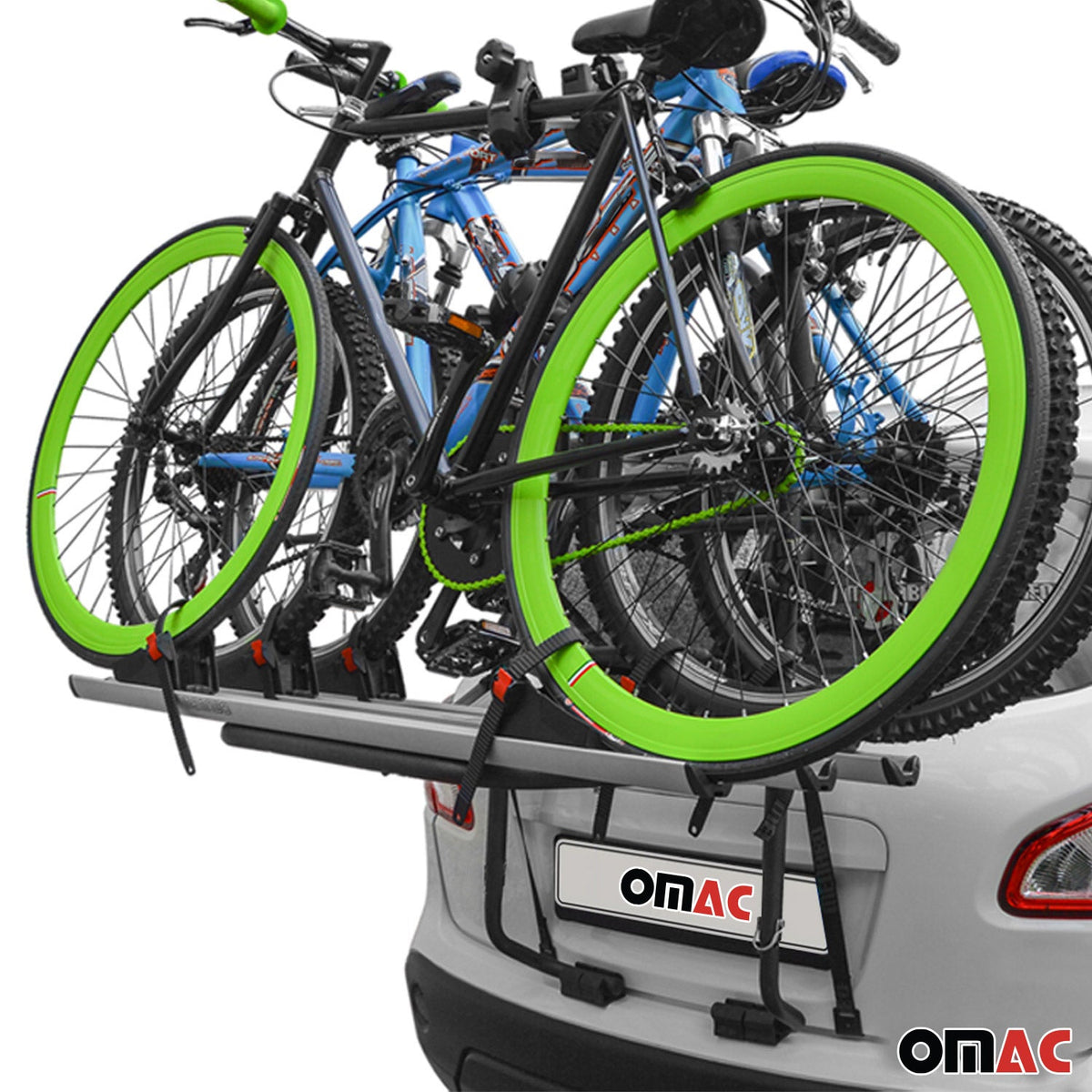 Menabo Fahrradträger 3 Fahrräder für Renault Espace IV 2002-2015 Schwarz Silber