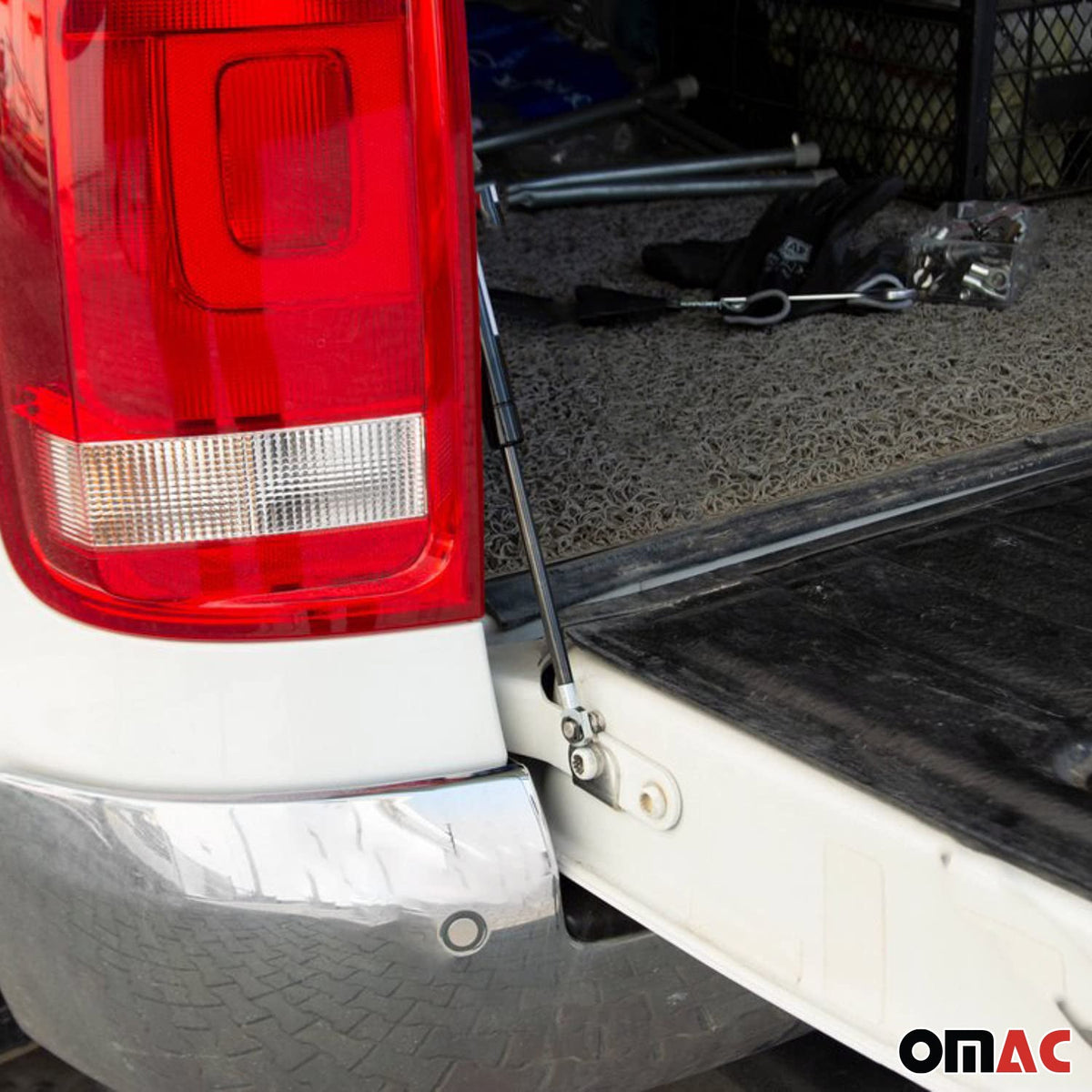 2x Heckklappendämpfer Gasfeder Dämpfer für VW Amarok 2010-2021 Edelstahl