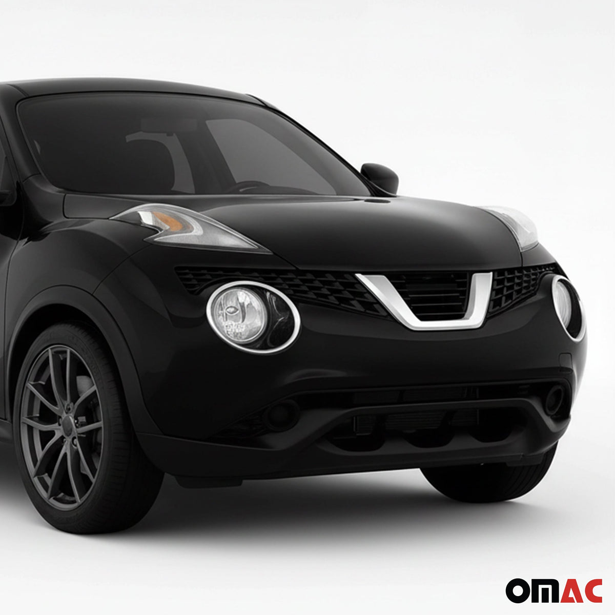 Scheinwerfer Leisten Scheinwerferblende für Nissan Juke 2014-2019 Edelstahl 2tlg