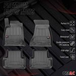 OMAC Gummi Fußmatten für Audi A4 Limo Avant Allroad B9 2016-2025 Premium TPE 4x
