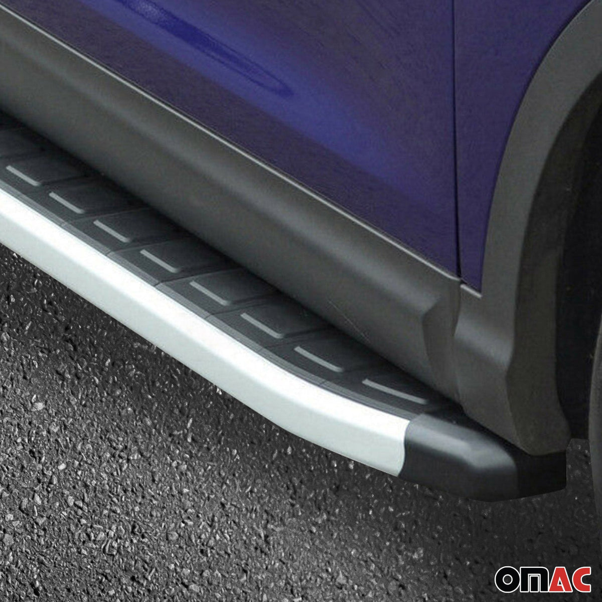Seitenschweller Seitenbretter Trittbretter für Honda CR-V 3 2006-12 Alu Schwarz