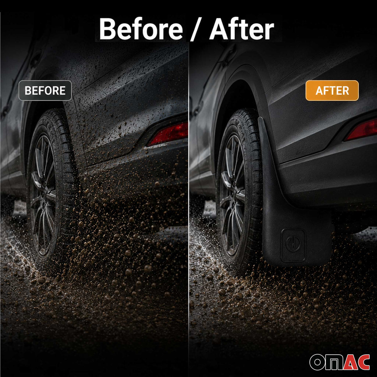 Universal 2x Schmutzfänger Spritzschutz für Citroen Berlingo I II 2008-2026