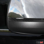Spiegelkappen Leiste für VW Transporter T5 2009-15 Echt Carbon Schwarz 2x