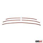 Kühlergrill Leisten für Mercedes Sprinter 907 910 2018-2026 Gebürstet Chrom 5x