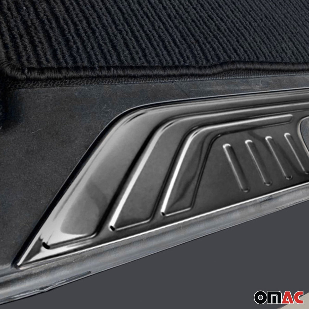 Ladekantenschutz Stoßstangenschutz für Mercedes Vito W447 2014-2026 Dunkel Chrom