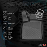 OMAC Gummimatten Fußmatten für Nissan Murano 2009-2014 TPE Automatten Schwarz 4x