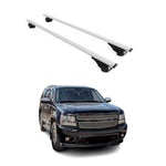 Dachträger Grundträger für Chevrolet Tahoe 2000-2015 75kg Stahl Silber 2 tlg Namma Markt