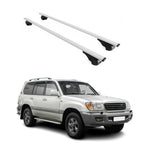 Dachträger Grundträger für Toyota Land Cruiser Prado 1996-2002 75kg Stahl Silber
