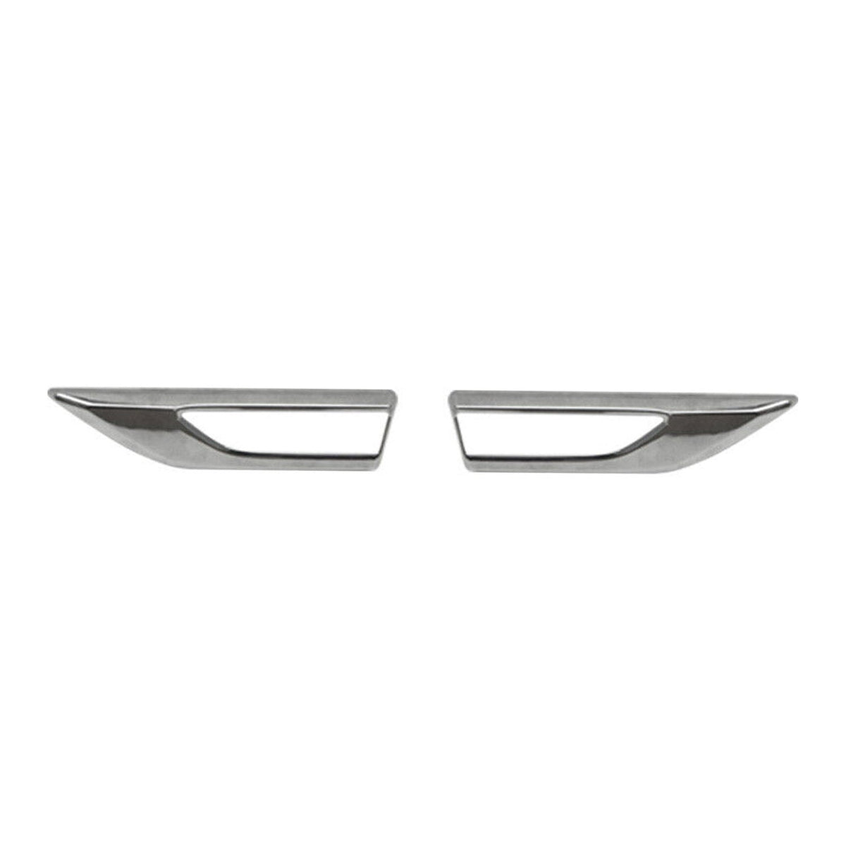 Blinkerrahmen Signalblende Blinker Umrandung für VW Caddy 2015-2020 Chrom ABS 2x