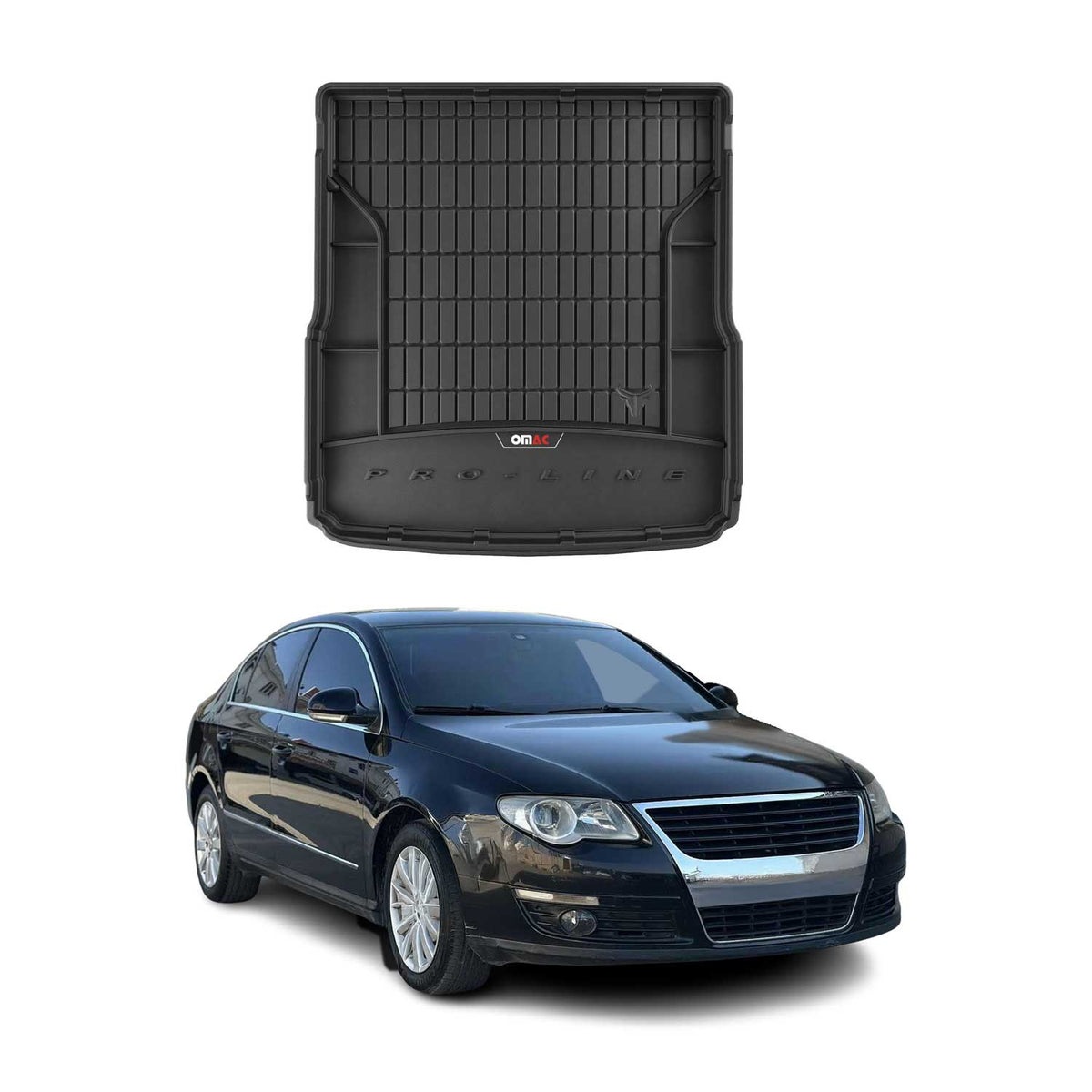 OMAC Gummi Kofferraumwanne für VW Passat B6 Variant 2005-2010 TPE Laderaumwanne