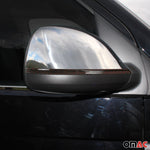 Spiegelkappen Leiste für VW Multivan T5 2010-15 Echt Carbon Rot Schwarz 2x