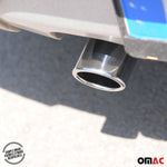 Auspuffblende Endrohr für Mercedes S Klasse 1998-2026 Edelstahl Chrom 60mm 1tlg