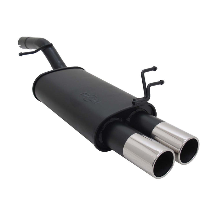 Novus Sportauspuff für Ford Fiesta MK6 JH / JD 2x76mm Endschalldämpfer mit ABE
