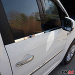 Fensterleisten Zierleisten für VW Caddy 2015-2020 Rechts Edelstahl Chrom 2tlg