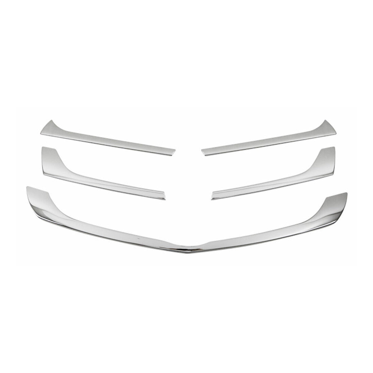 Kühlergrill Leisten Grillleisten für Mercedes Citan 2012-2021 Edelstahl Chrom 5x