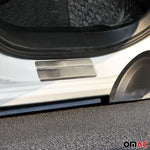 Chrom Satz Ladekantenschutz Einstiegsleisten für Nissan Qashqai +2 2008-14 5tlg
