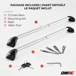 Dachträger Grundtäger für Mercedes GLB X247 2019-2026 100kg Alu Silber 2 tlg ABE