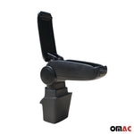 Mittelarmlehne Armlehne Mittelkonsole für Ford Focus 2011-2014 PU-Leder Schwarz