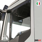 Windabweiser Regenabweiser für Mercedes Actros 1998-2011 2 Trg Dunkel 2x