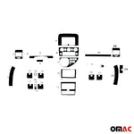 Innenraum Dekor Cockpit für Mercedes Vito 638 112CDI 1996-2003 Schwarz Optik 30x