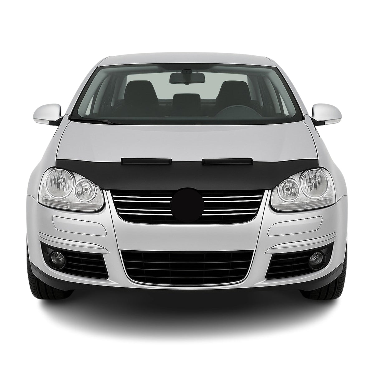 Haubenbra Steinschlagschutz Bonnet Bra für VW Jetta 2005-2010 Schwarz Halb