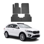 OMAC Gummi Fußmatten für Kia Sorento 2015-2020 Automatten Gummi TPE Schwarz 4tlg